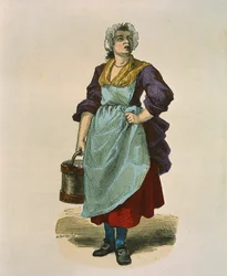 Walnussverkäufer im Jahr 1774